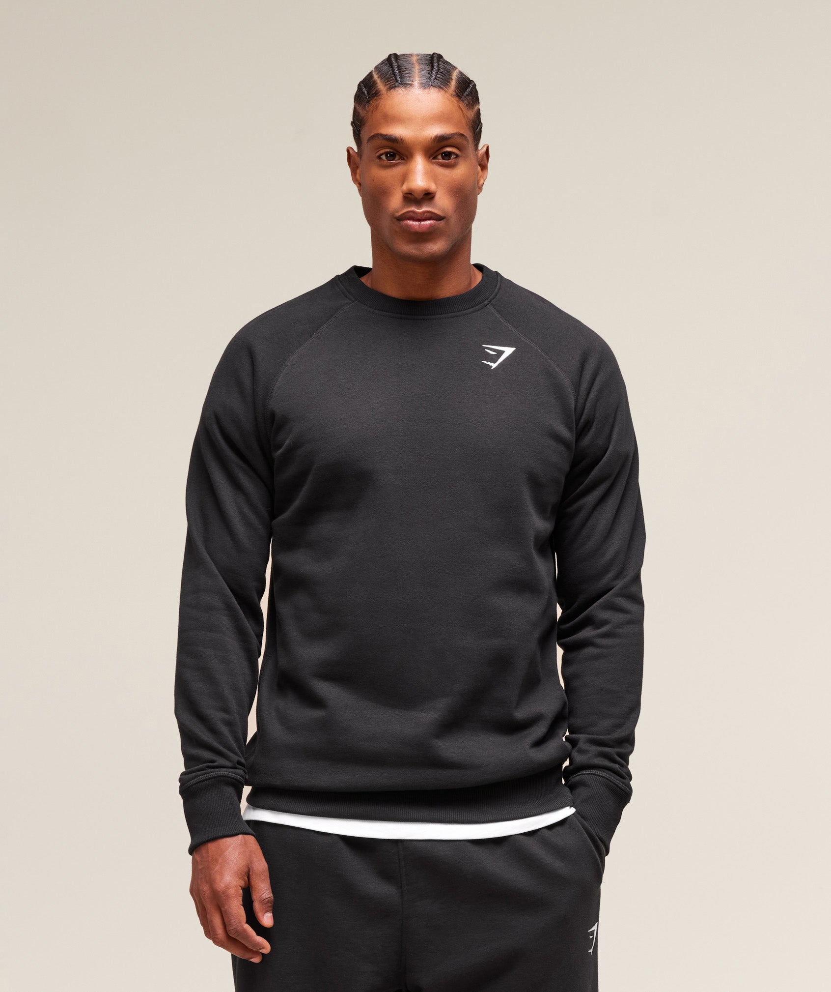 Crest Sweatshirt Black