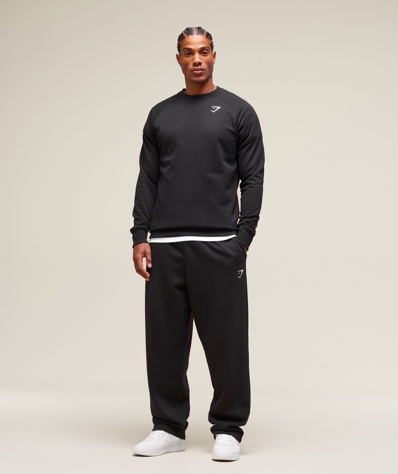 Crest Sweatshirt Black