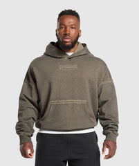 Heavyweight Hoodie Strength Green Wash