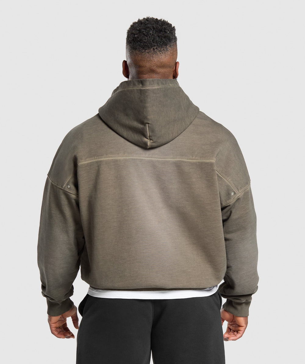 Heavyweight Hoodie Strength Green Wash