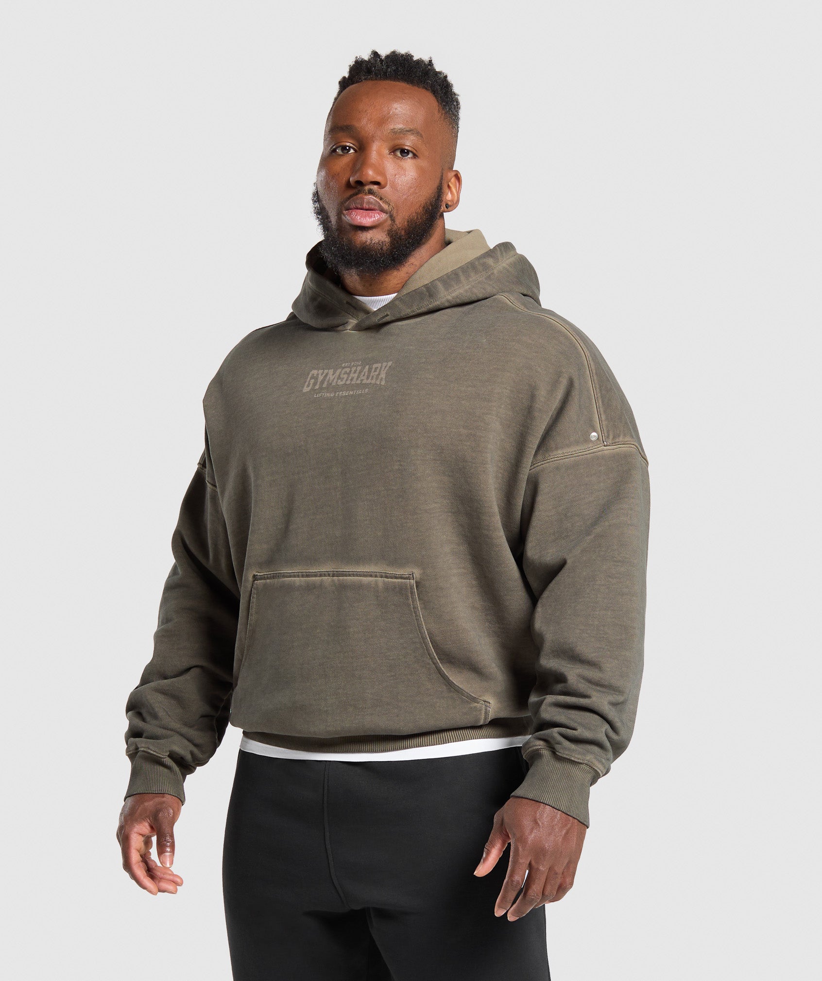 Heavyweight Hoodie Strength Green Wash