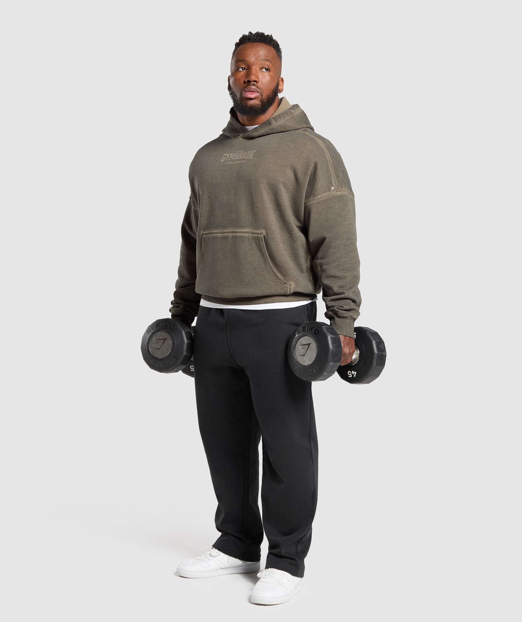 Heavyweight Hoodie Strength Green Wash
