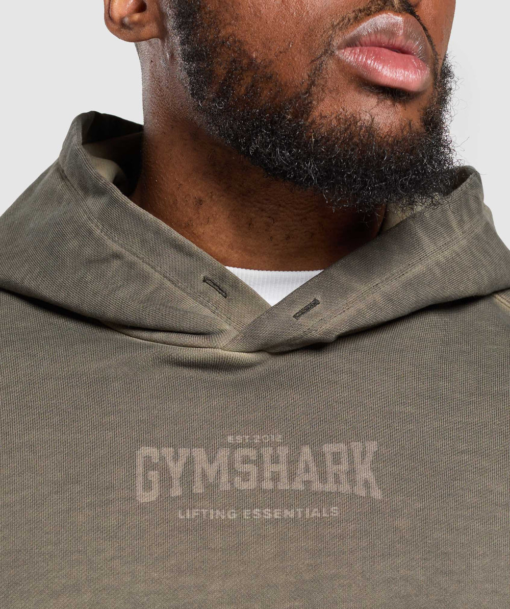 Heavyweight Hoodie Strength Green Wash