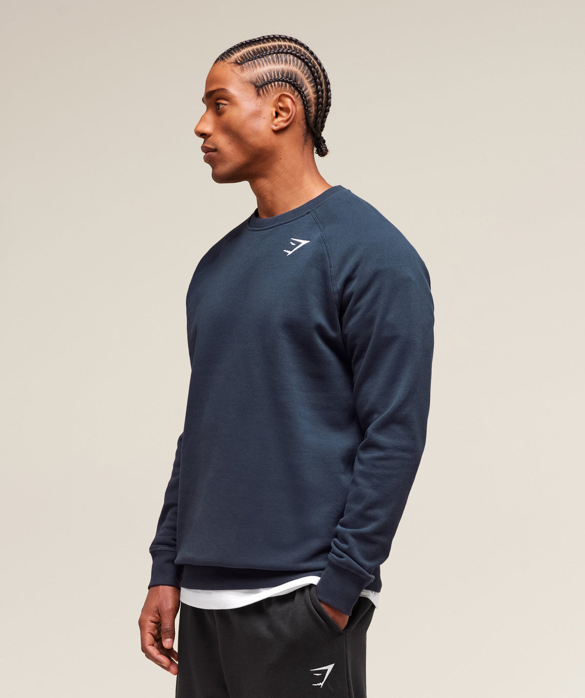 Crest Sweatshirt Navy