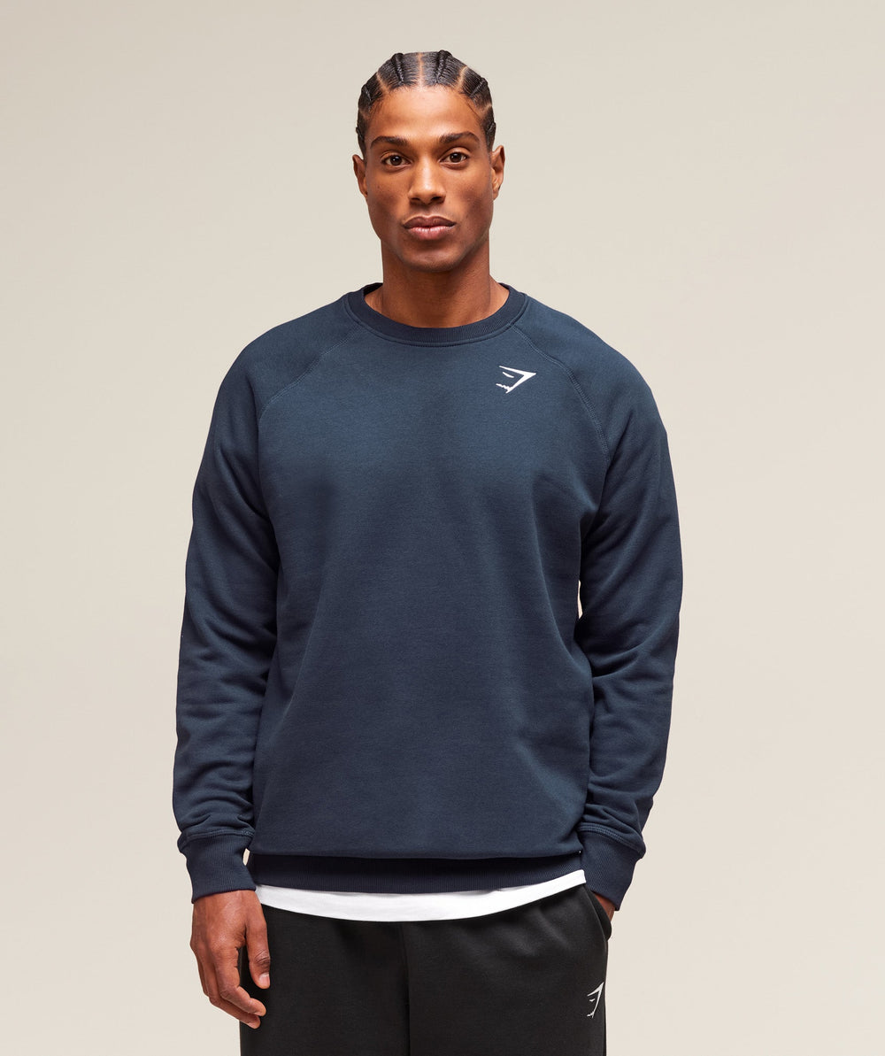 Crest Sweatshirt Navy