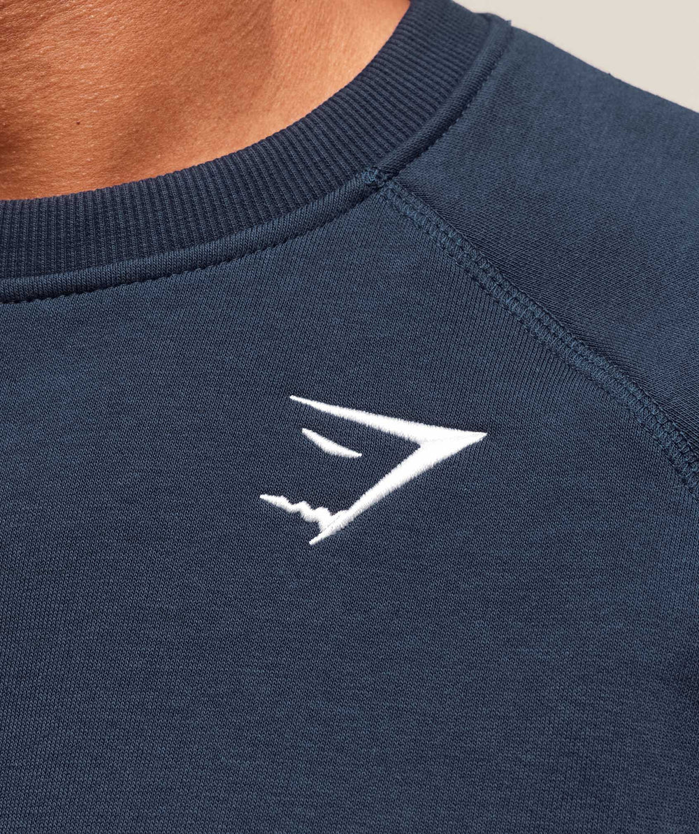 Crest Sweatshirt Navy