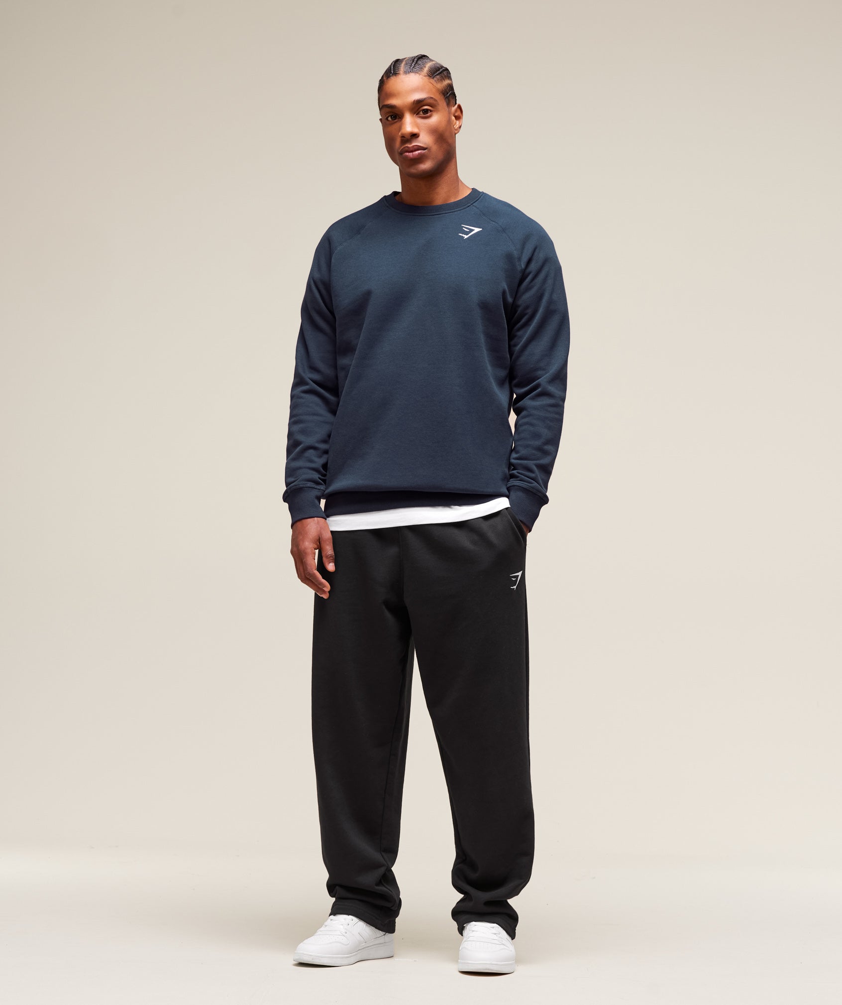 Crest Sweatshirt Navy