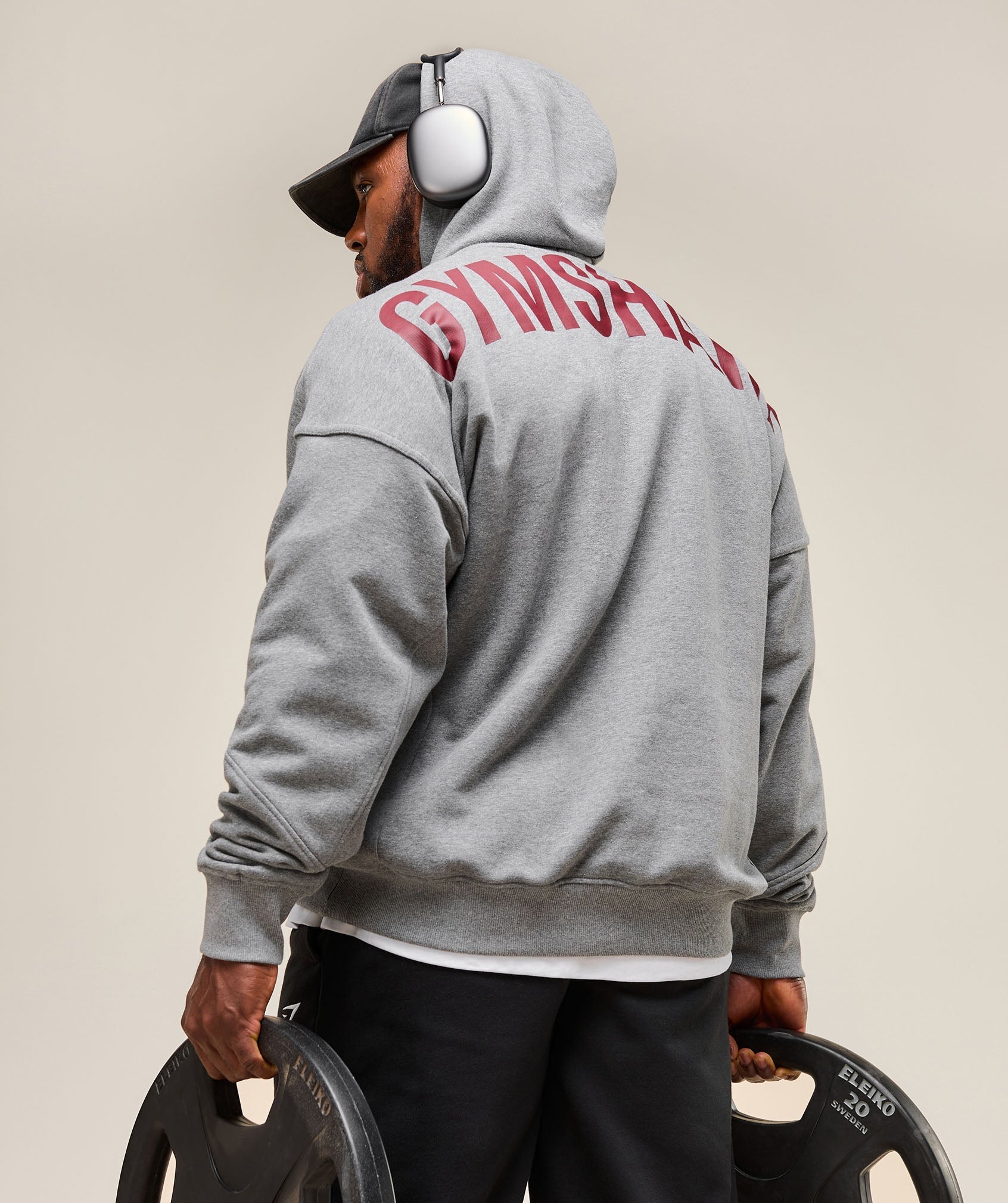 Power Hoodie Charcoal Core Marl