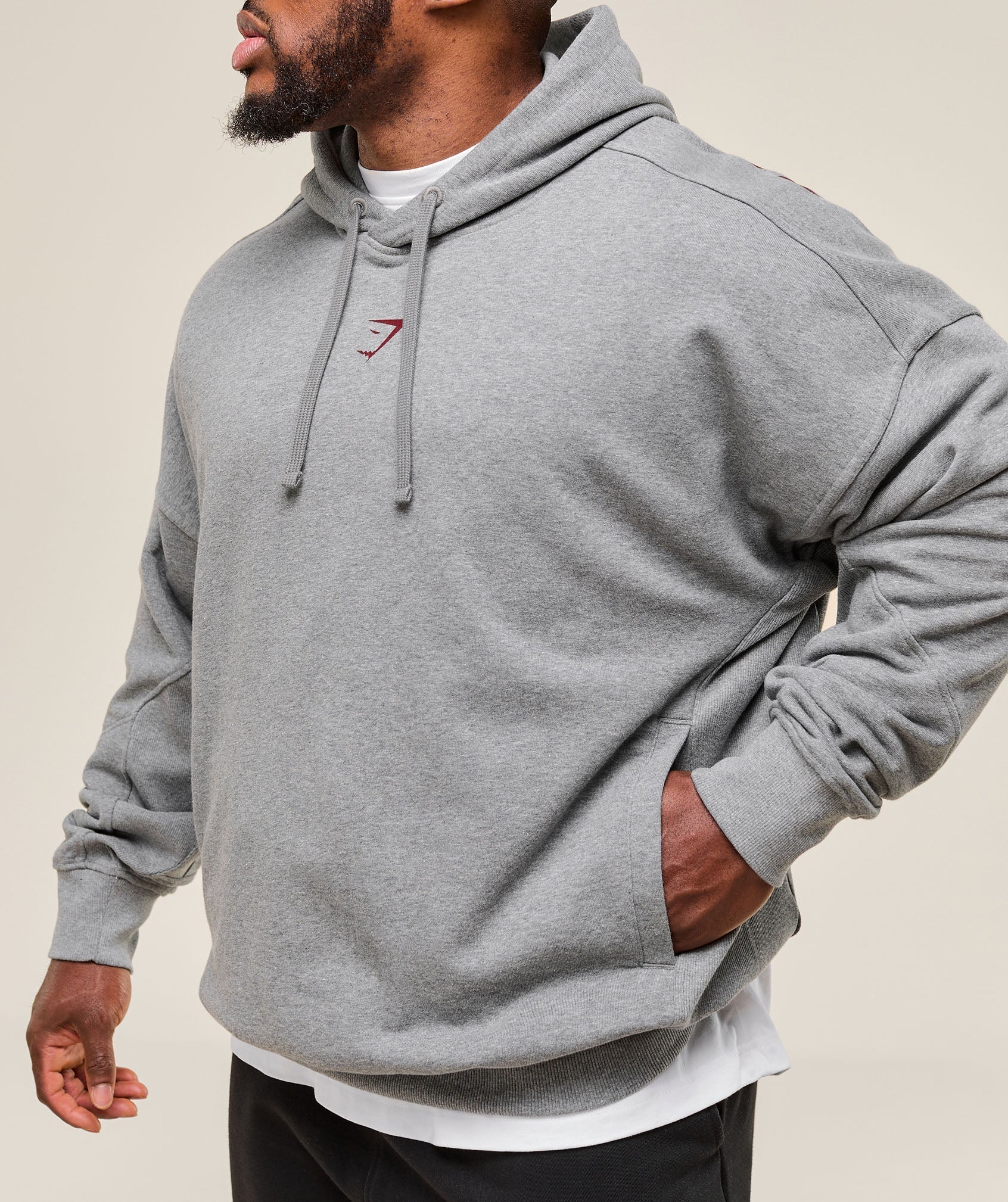 Power Hoodie Charcoal Core Marl