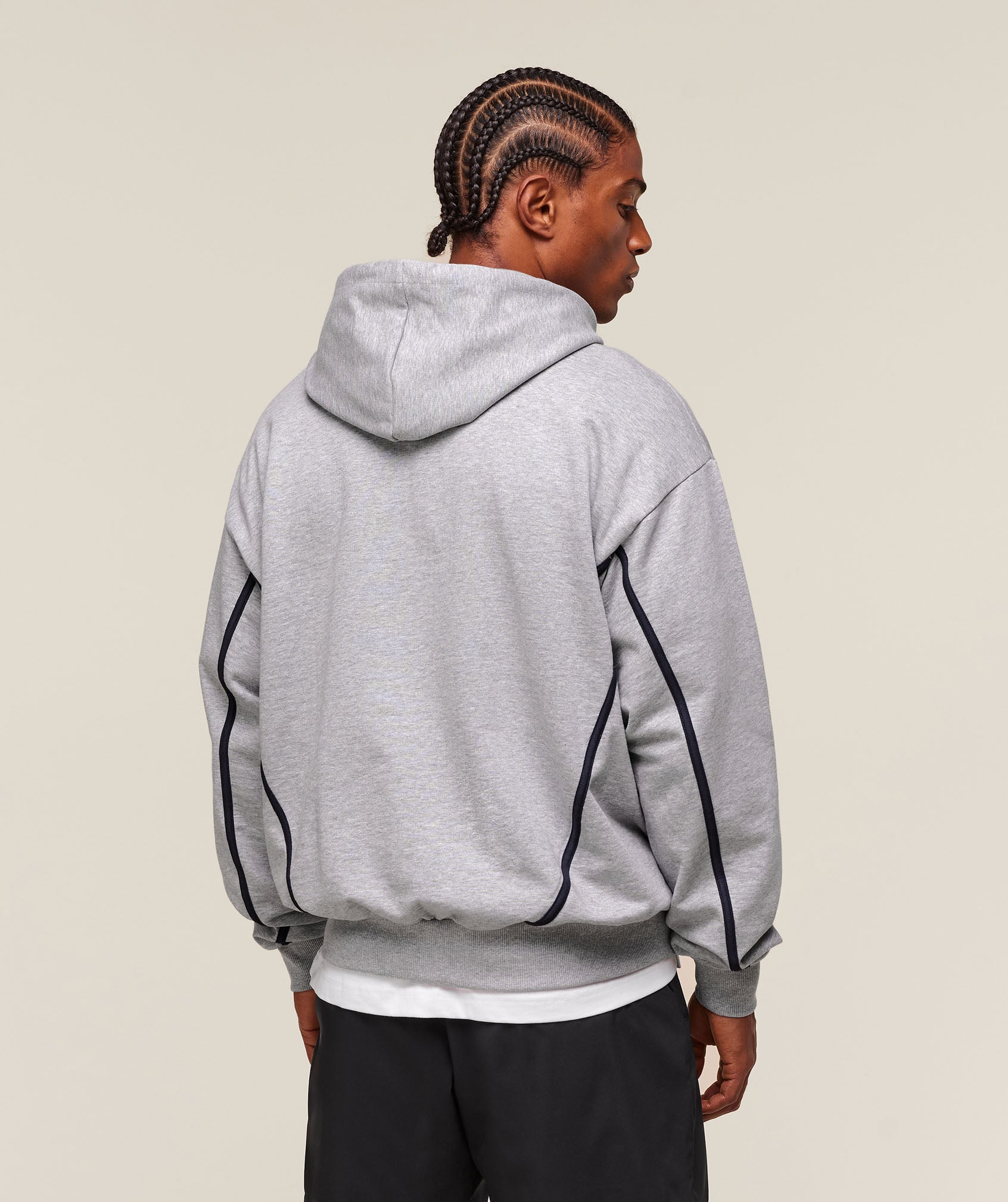GSLC Hoodie Light Grey Core Marl