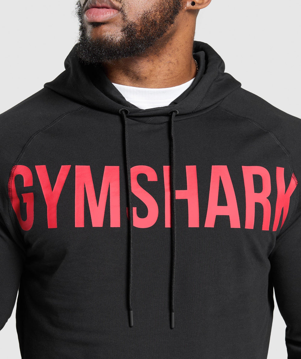 Prime Hoodie Black/Vivid Red