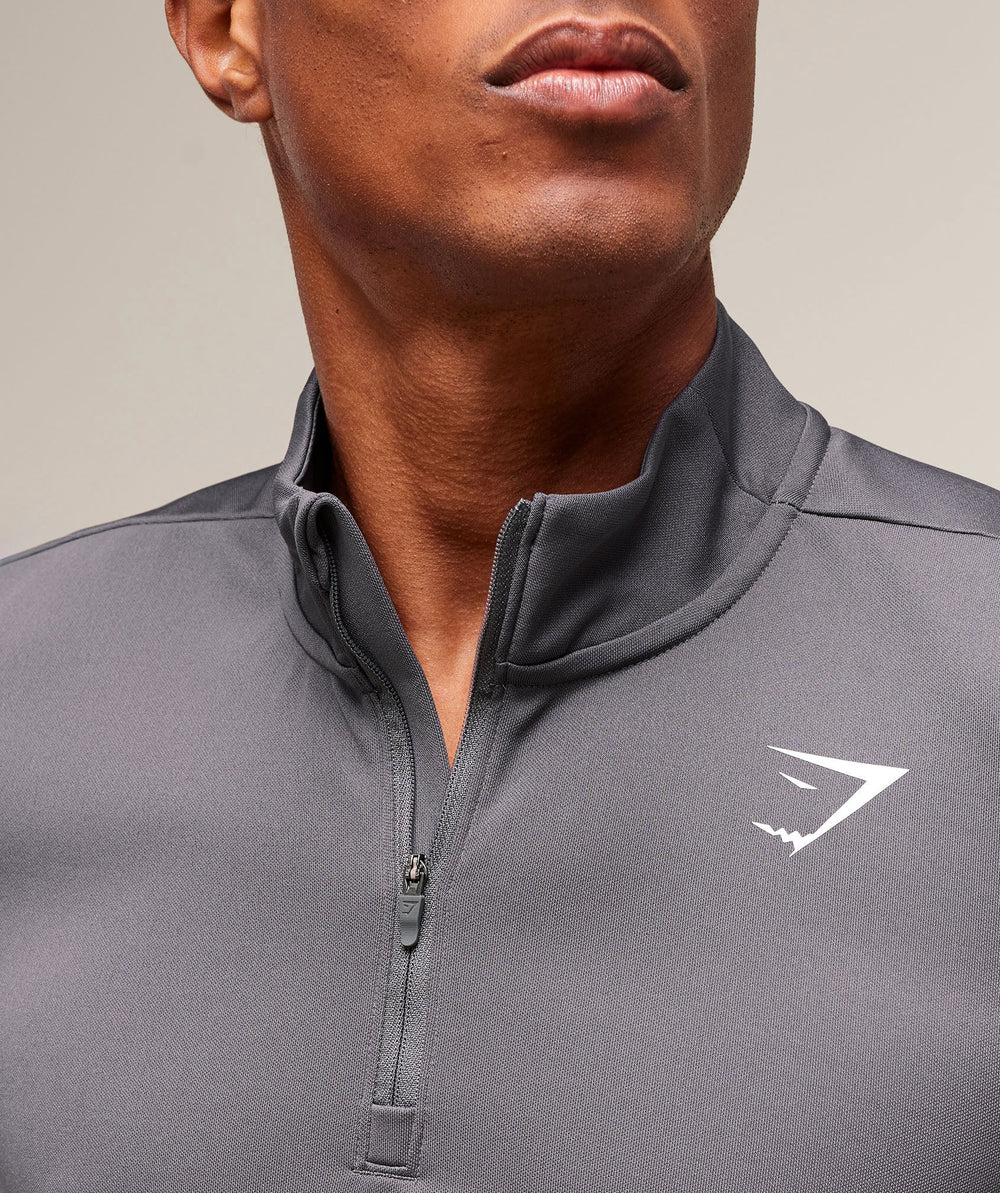 Arrival 1/4 Zip Silhouette Grey