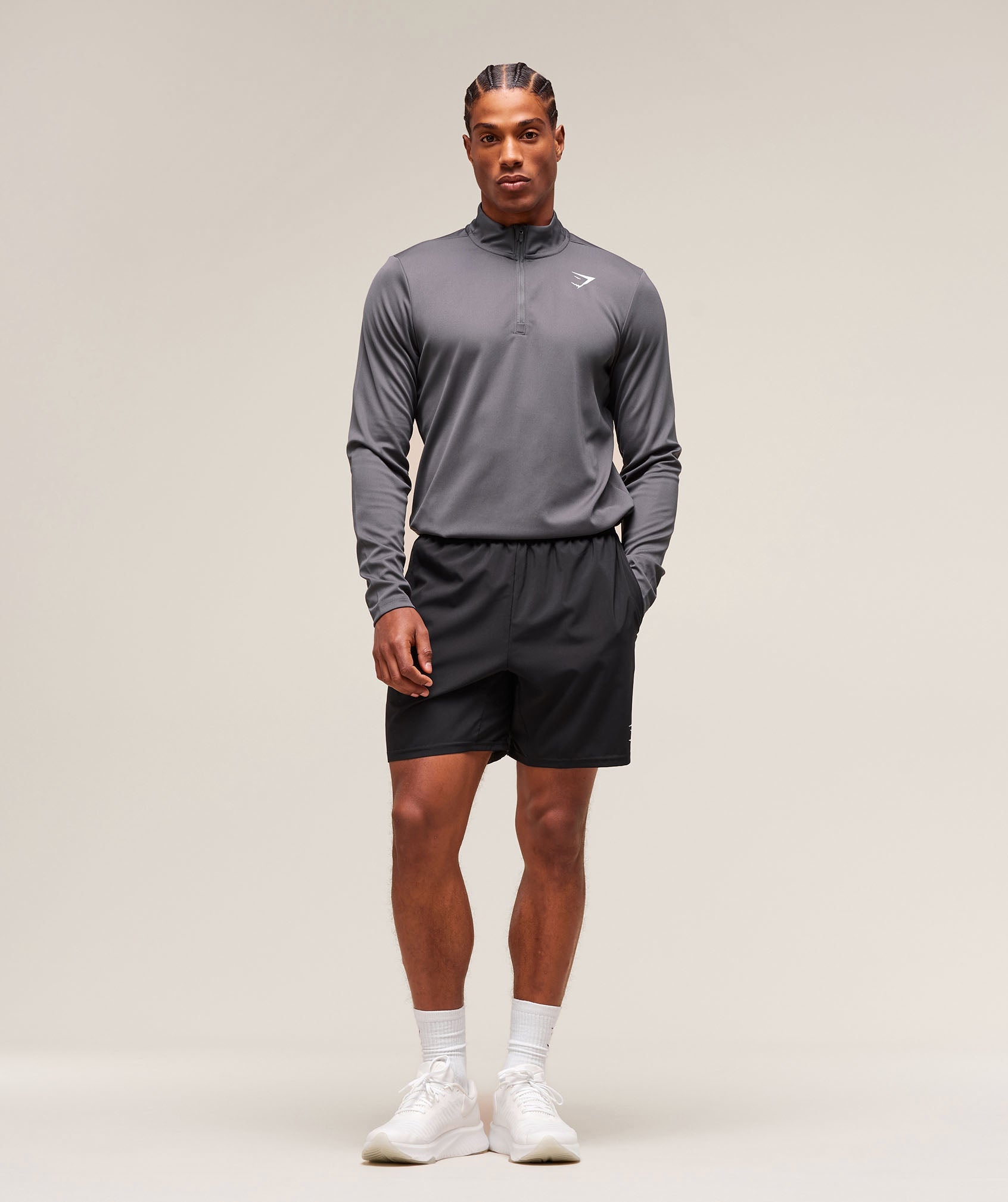 Arrival 1/4 Zip Silhouette Grey