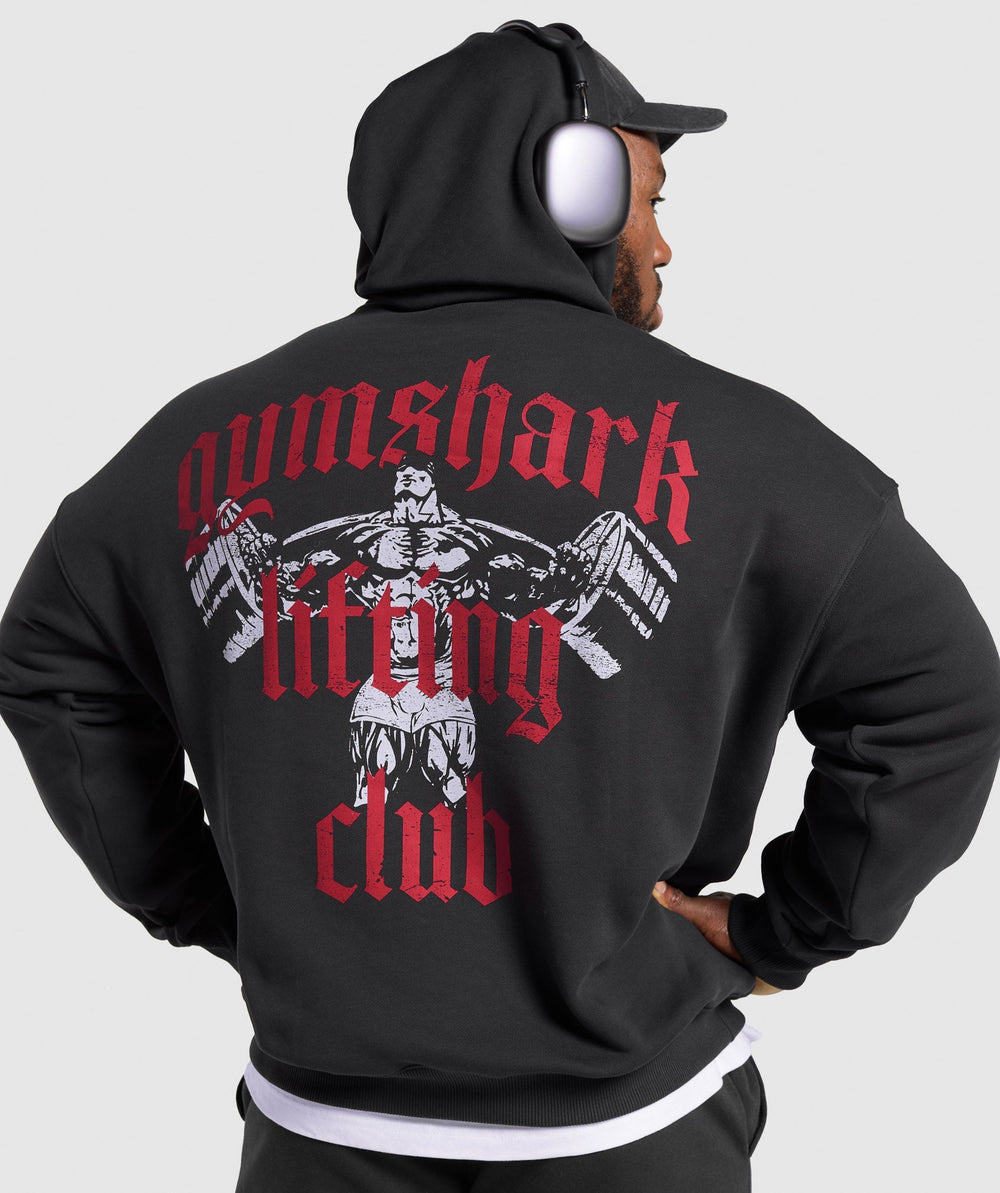 Lifting Club Hoodie Black