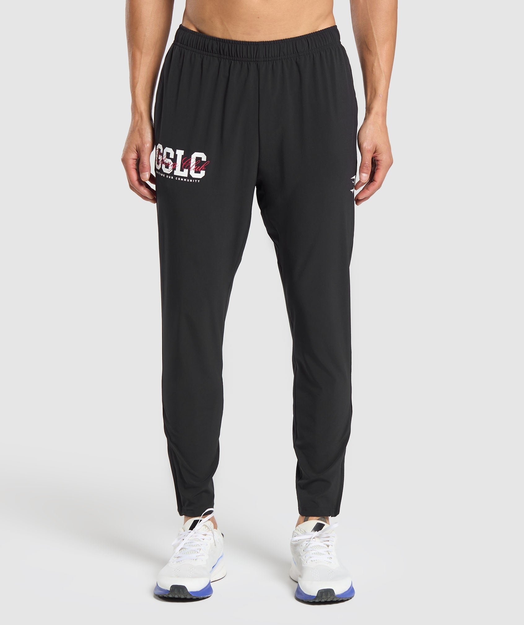 Script Woven Joggers Black