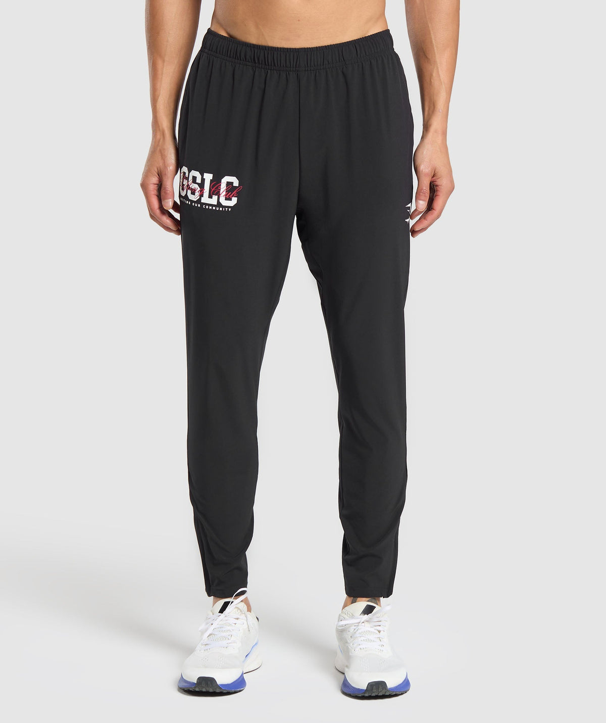 Script Woven Joggers Black