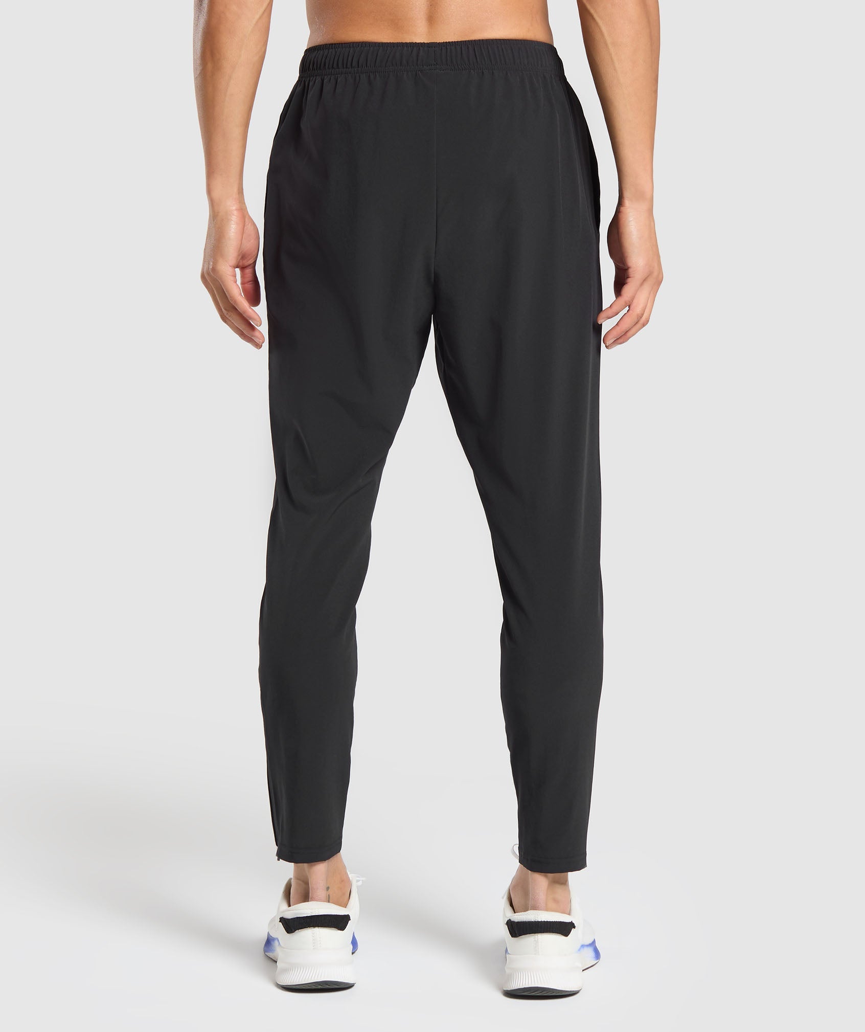 Script Woven Joggers Black