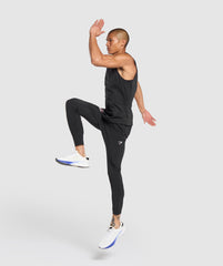 Script Woven Joggers Black