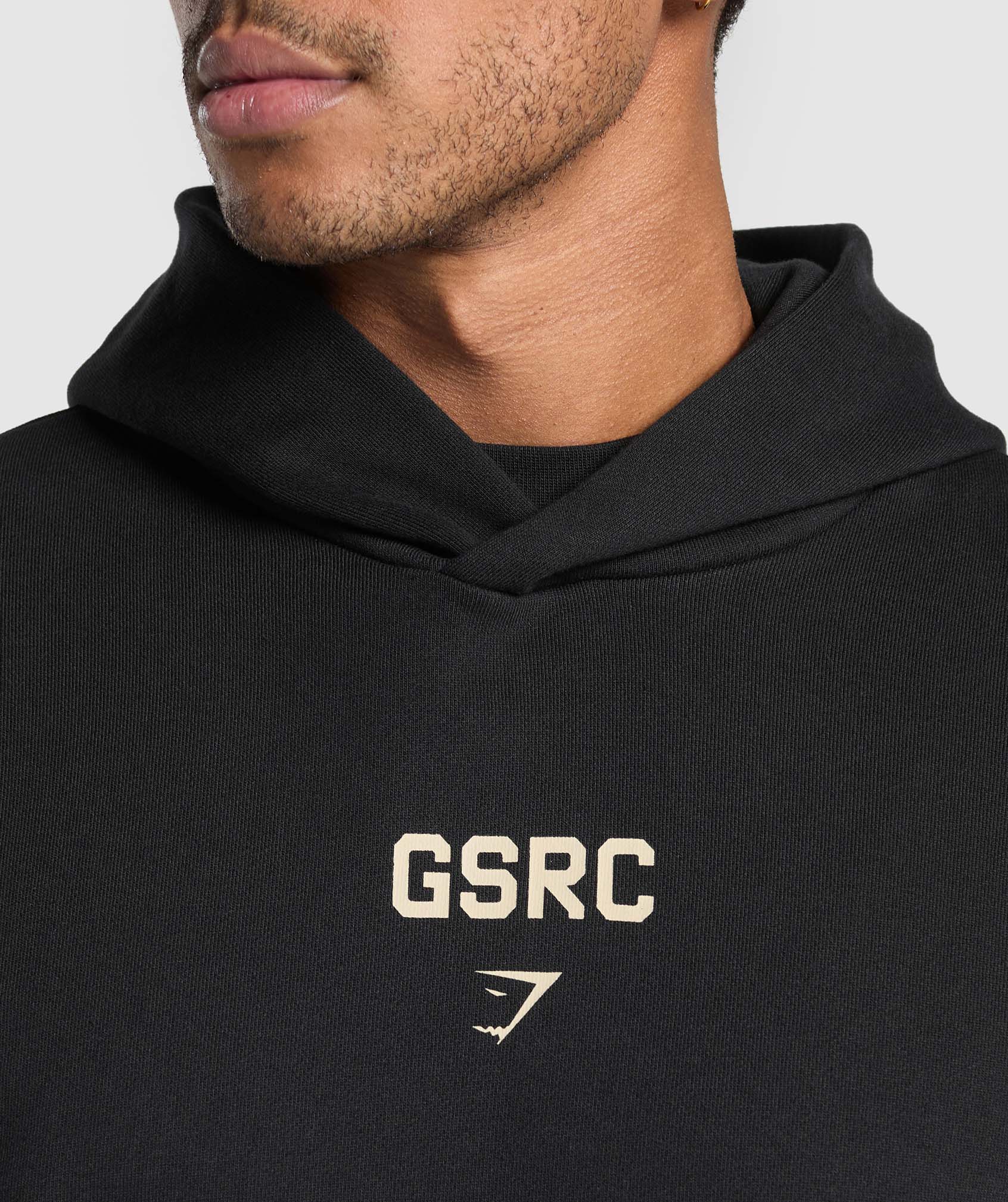 Running Graphic Hoodie Black