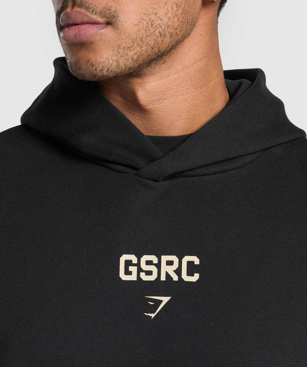 Running Graphic Hoodie Black