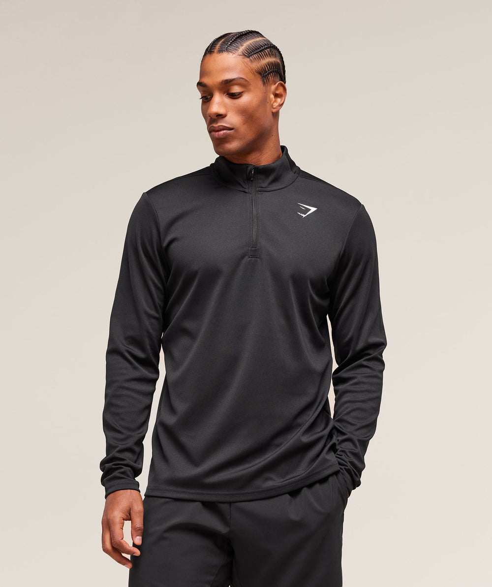 Arrival 1/4 Zip Black