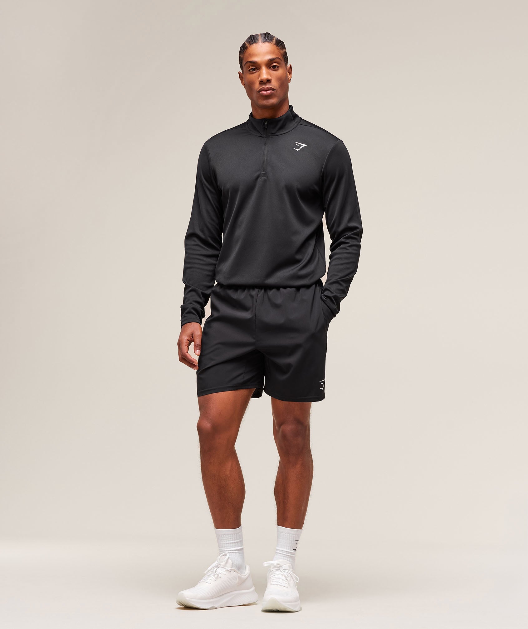 Arrival 1/4 Zip Black
