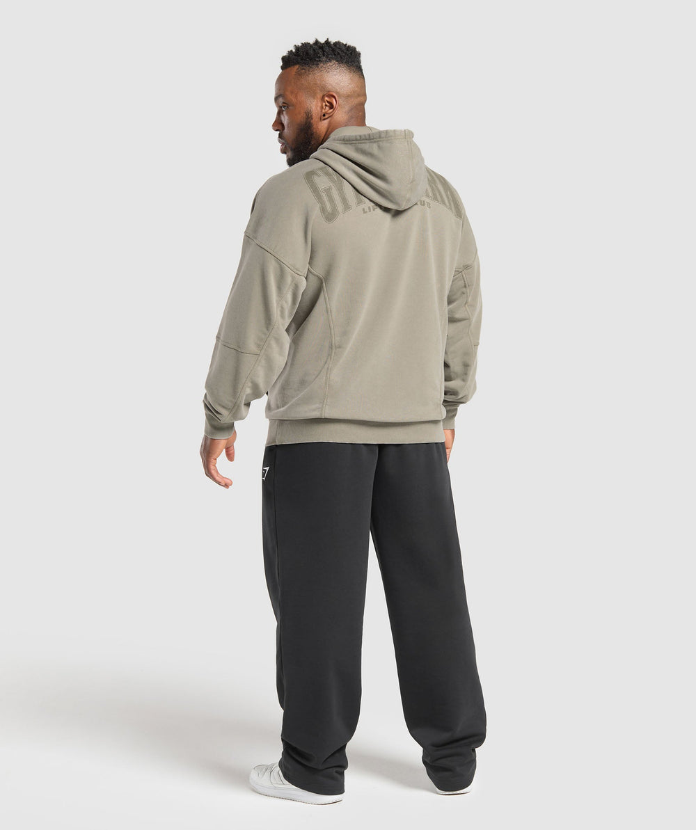 Heritage Washed Hoodie Utility Green