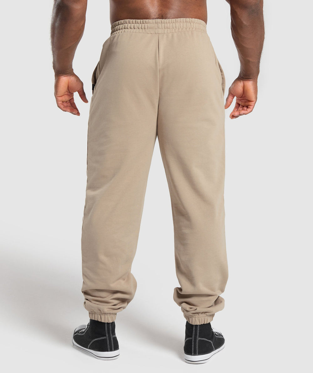 Trophy Graphic Joggers Cement Brown