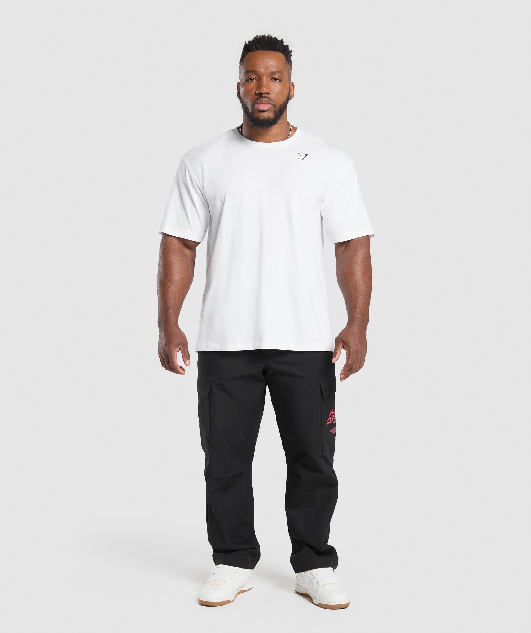 Metal Lifting Cargo Pants Black