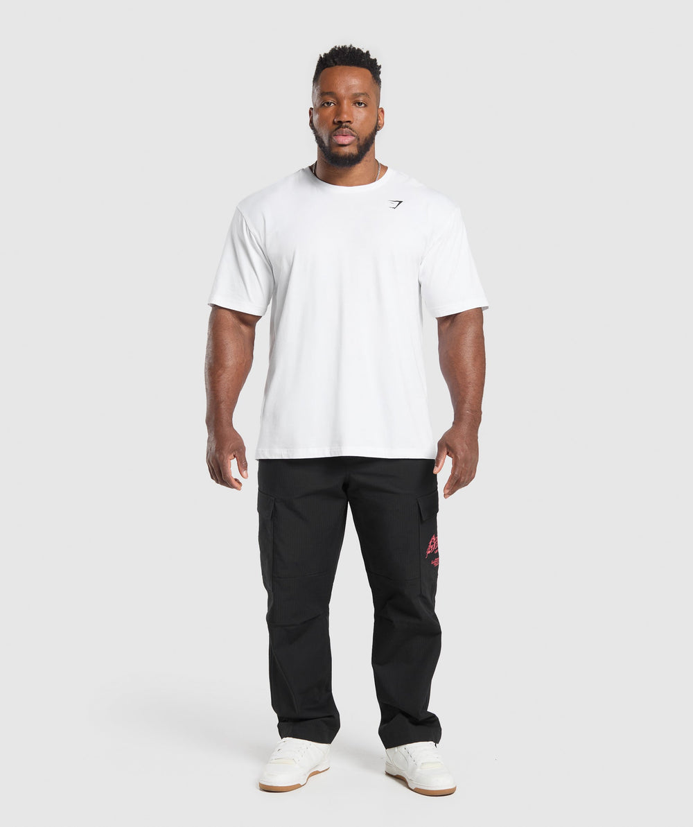 Metal Lifting Cargo Pants Black