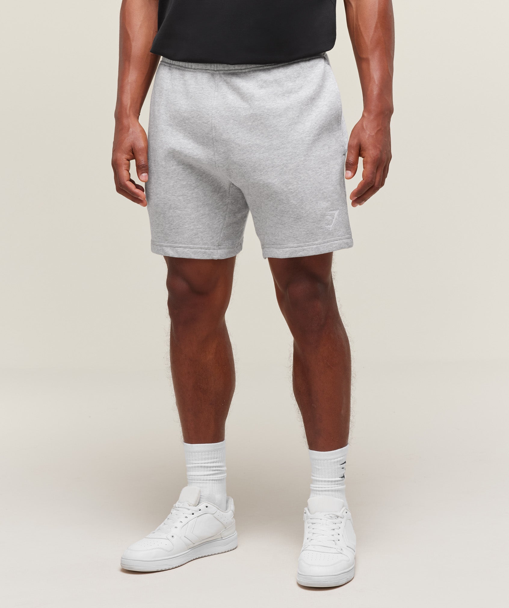 Crest 7" Shorts Light Grey Marl