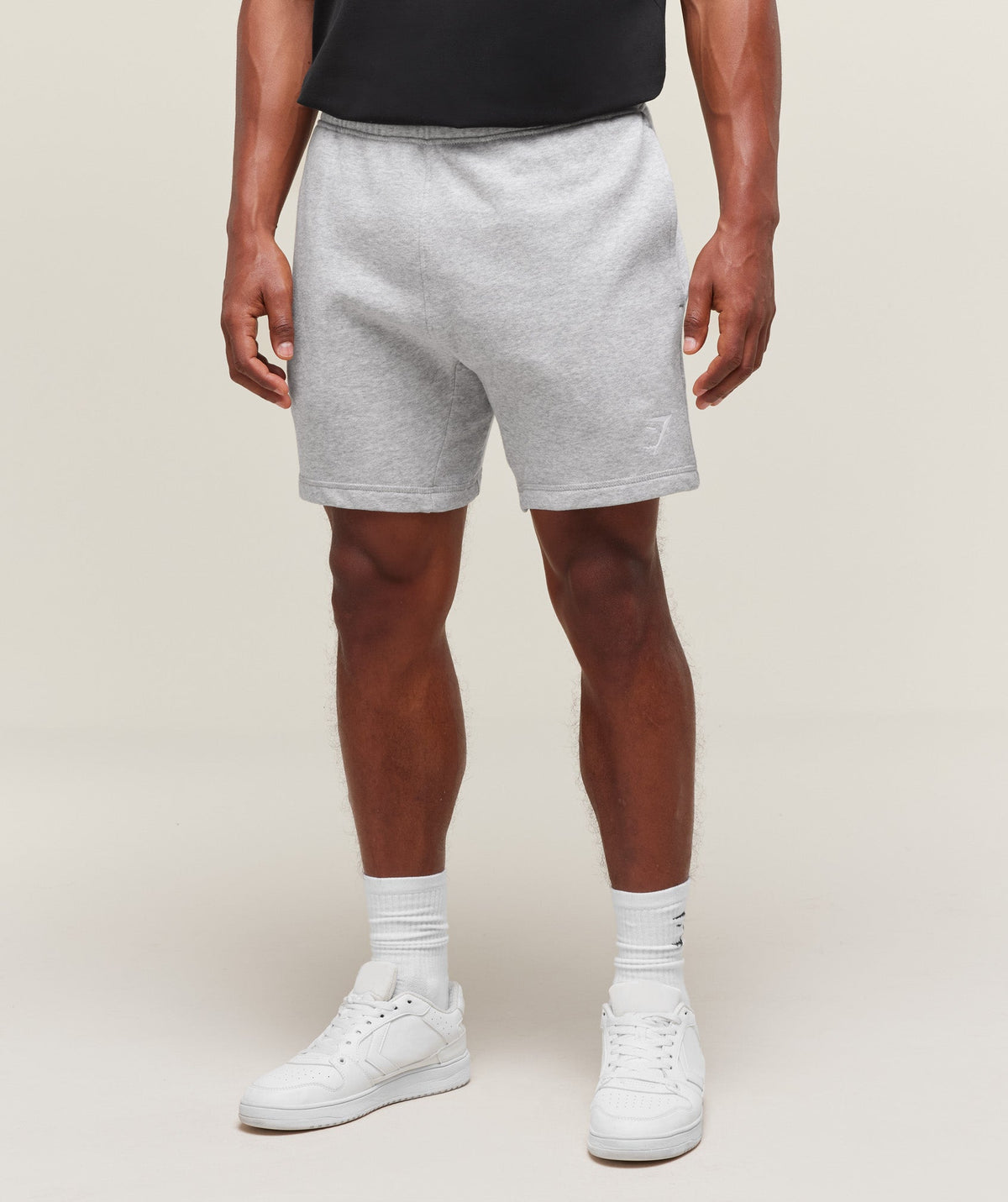 Crest 7" Shorts Light Grey Marl