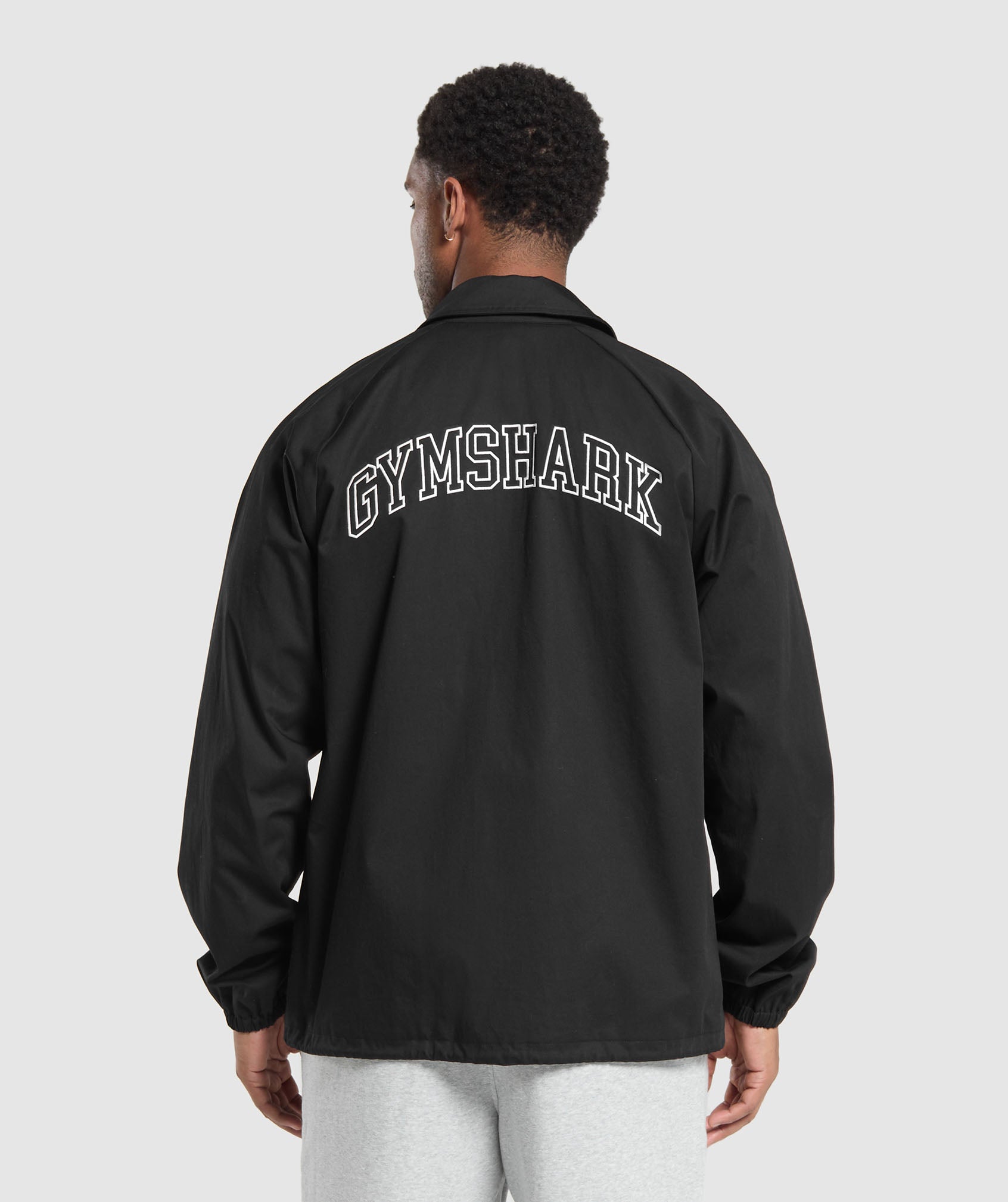 Canvas Coach Jacket Black