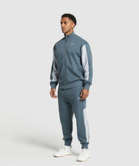 Pique Track Jacket Titanium Blue/Fresh Blue