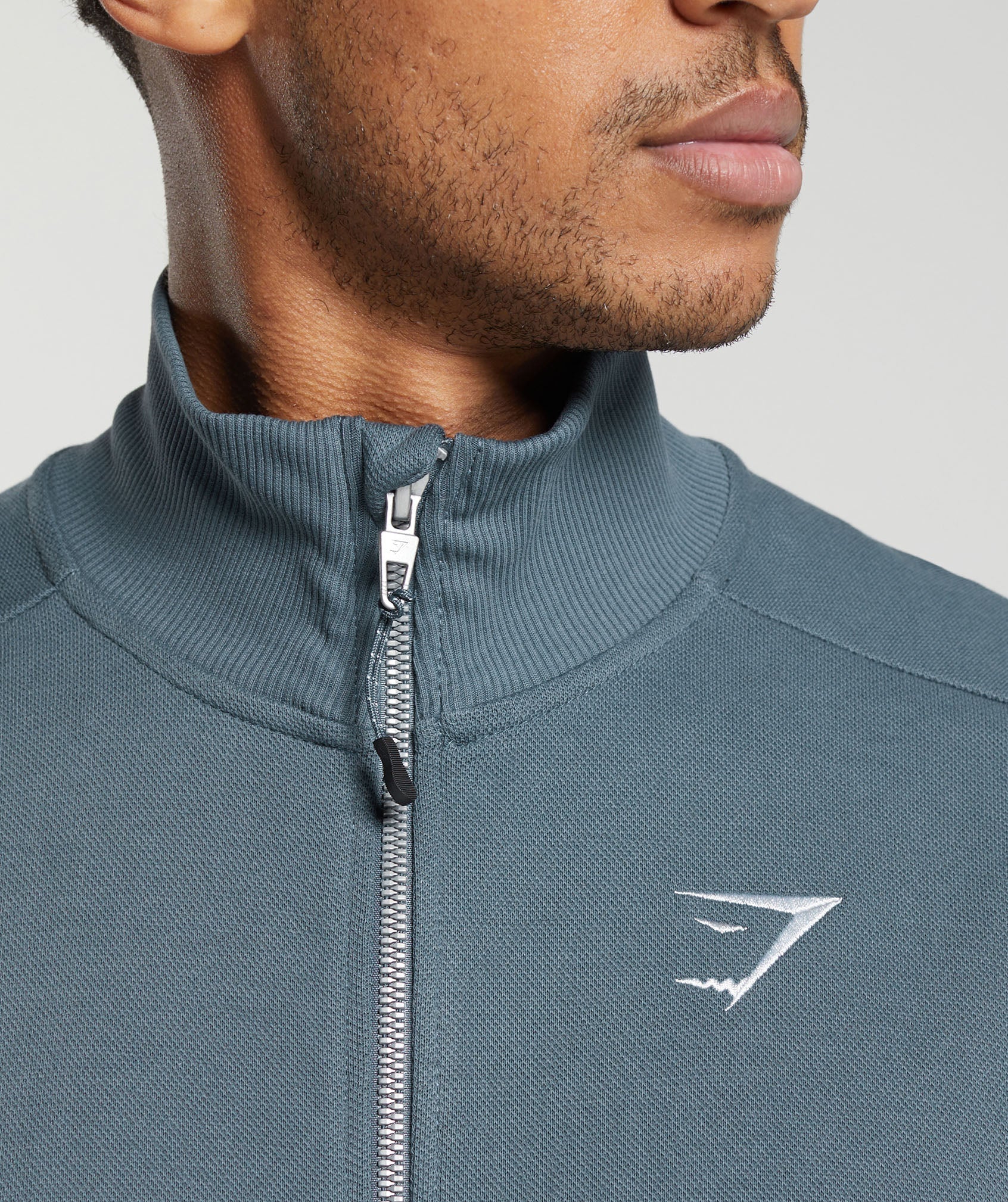 Pique Track Jacket Titanium Blue/Fresh Blue