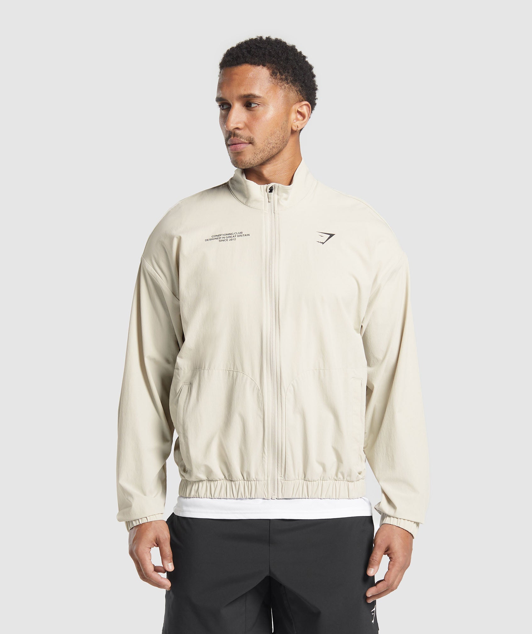 Conditioning Club Track Jacket Pebble Grey