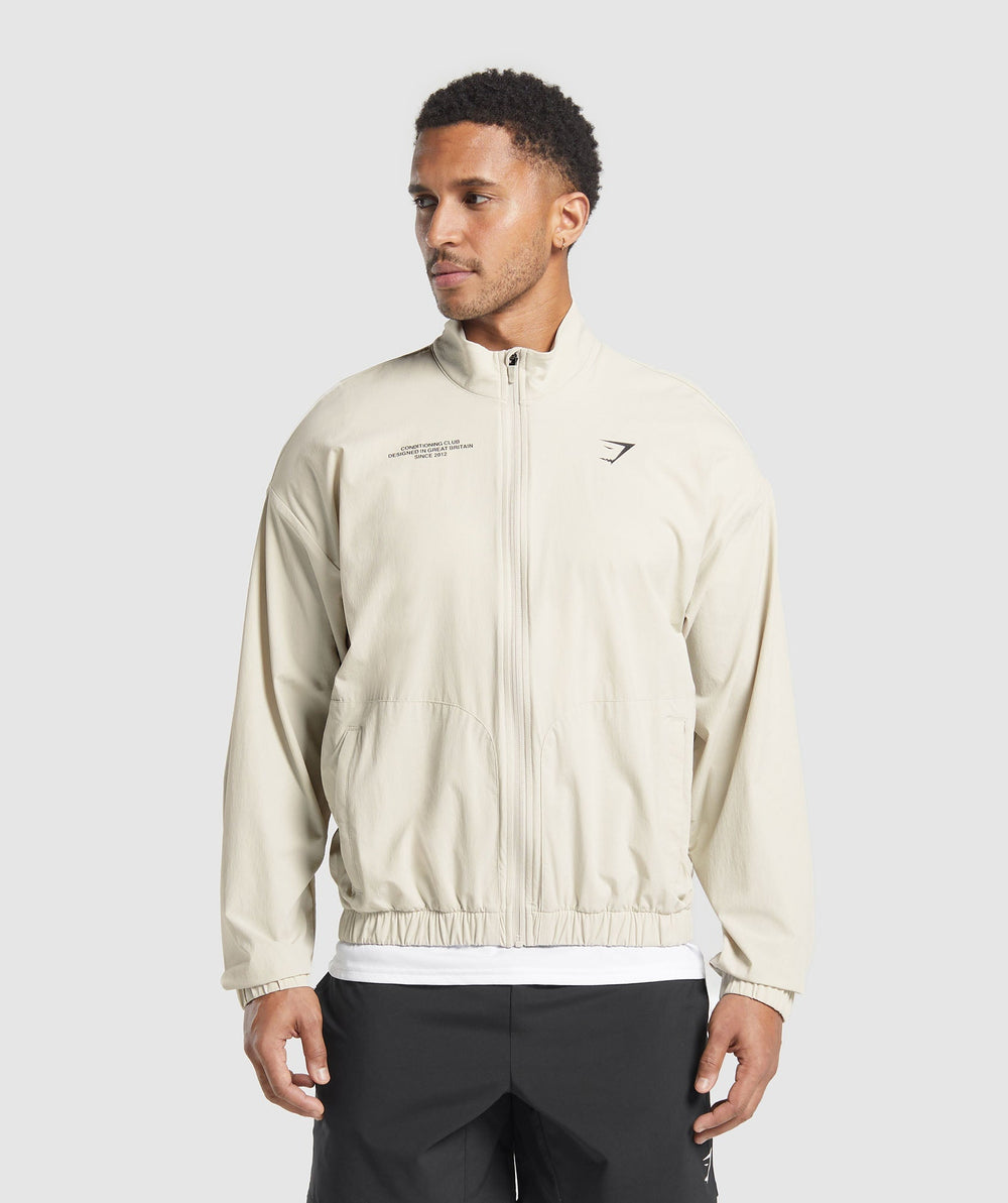 Conditioning Club Track Jacket Pebble Grey