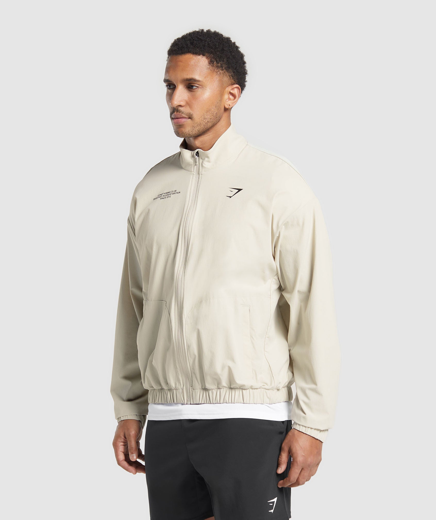 Conditioning Club Track Jacket Pebble Grey