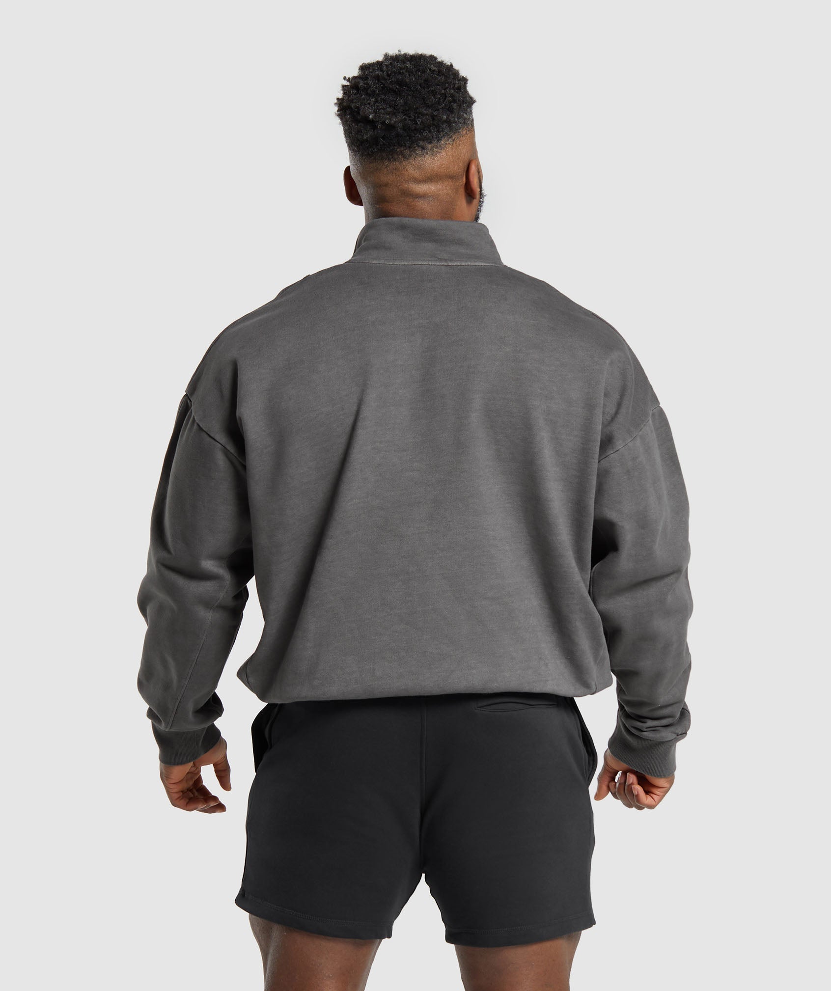 Premium Legacy 1/4 Zip Black