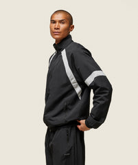 everywear Coaches Track Jacket Black/Tame Grey