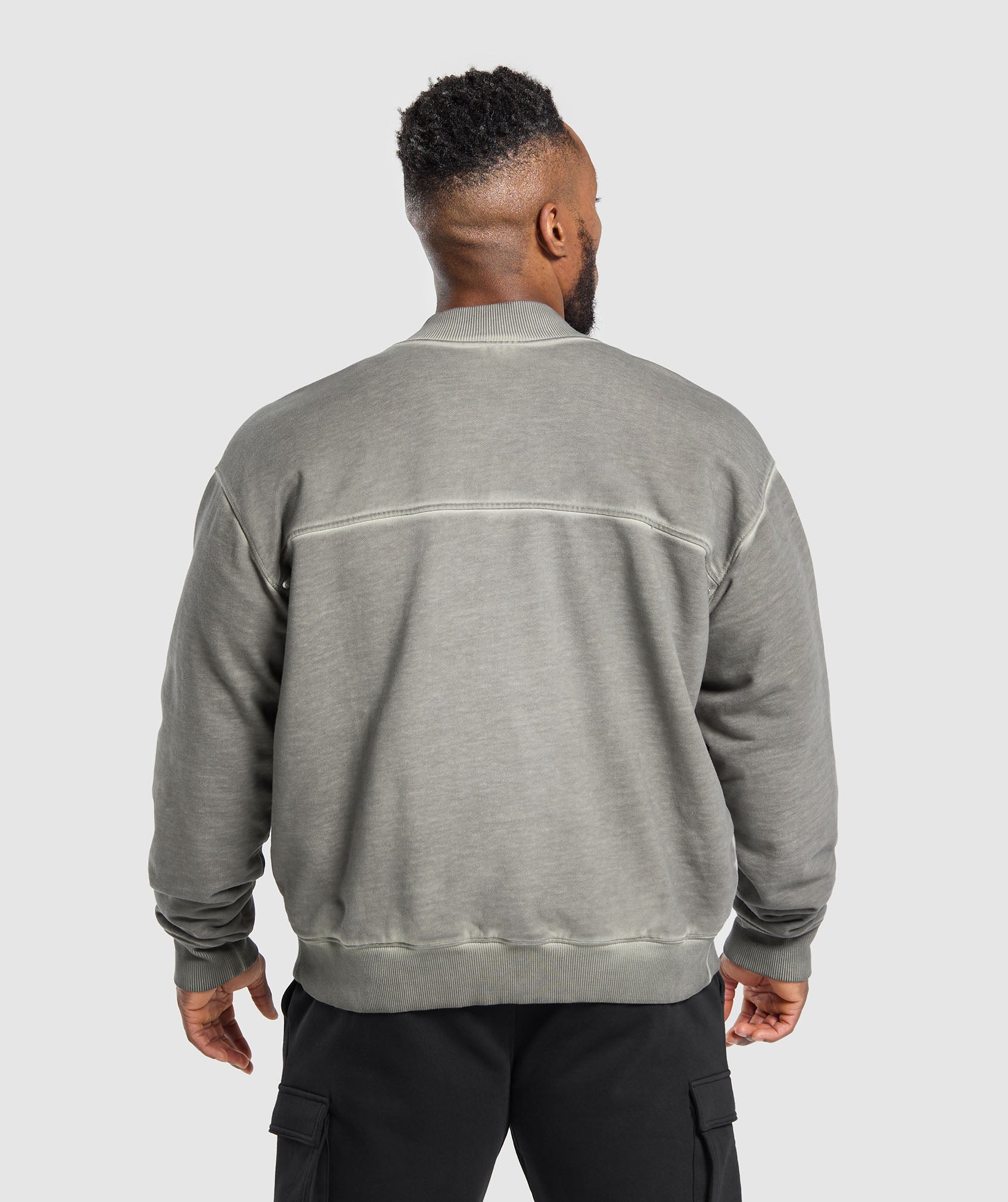 Heavyweight Bomber Jacket Metal Grey/Asphalt Grey