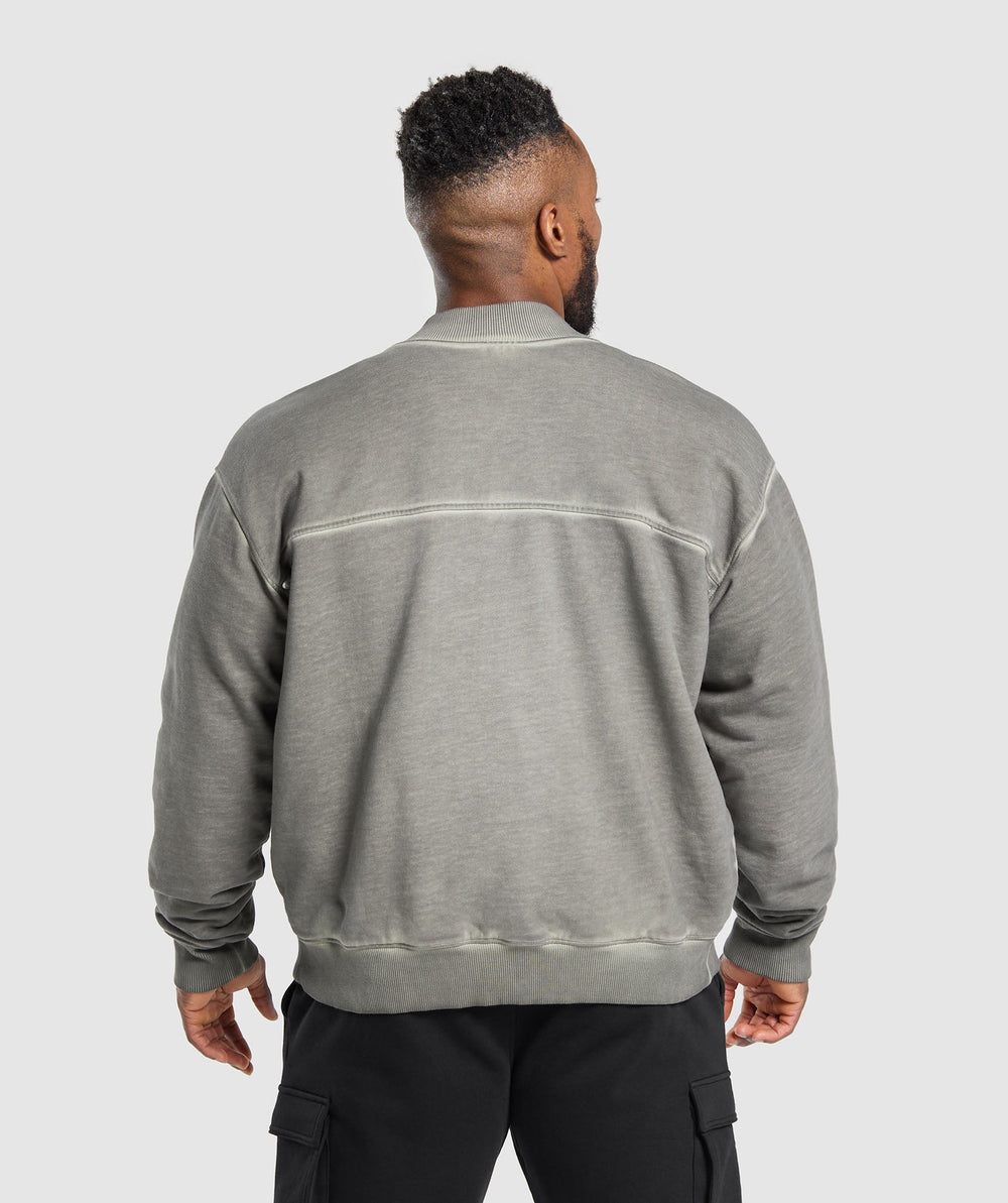 Heavyweight Bomber Jacket Metal Grey/Asphalt Grey