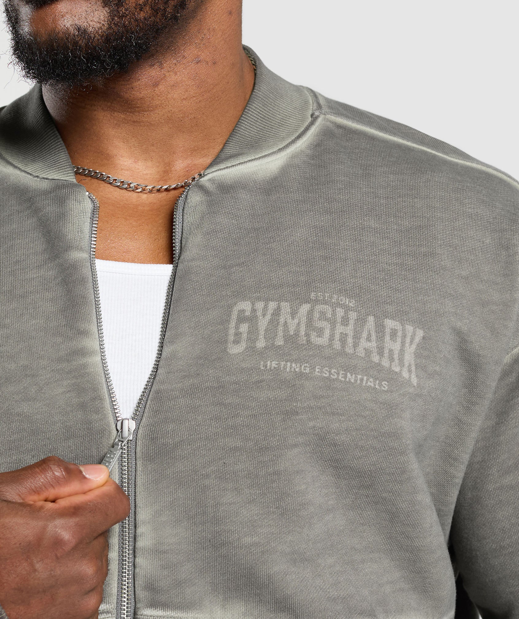 Heavyweight Bomber Jacket Metal Grey/Asphalt Grey