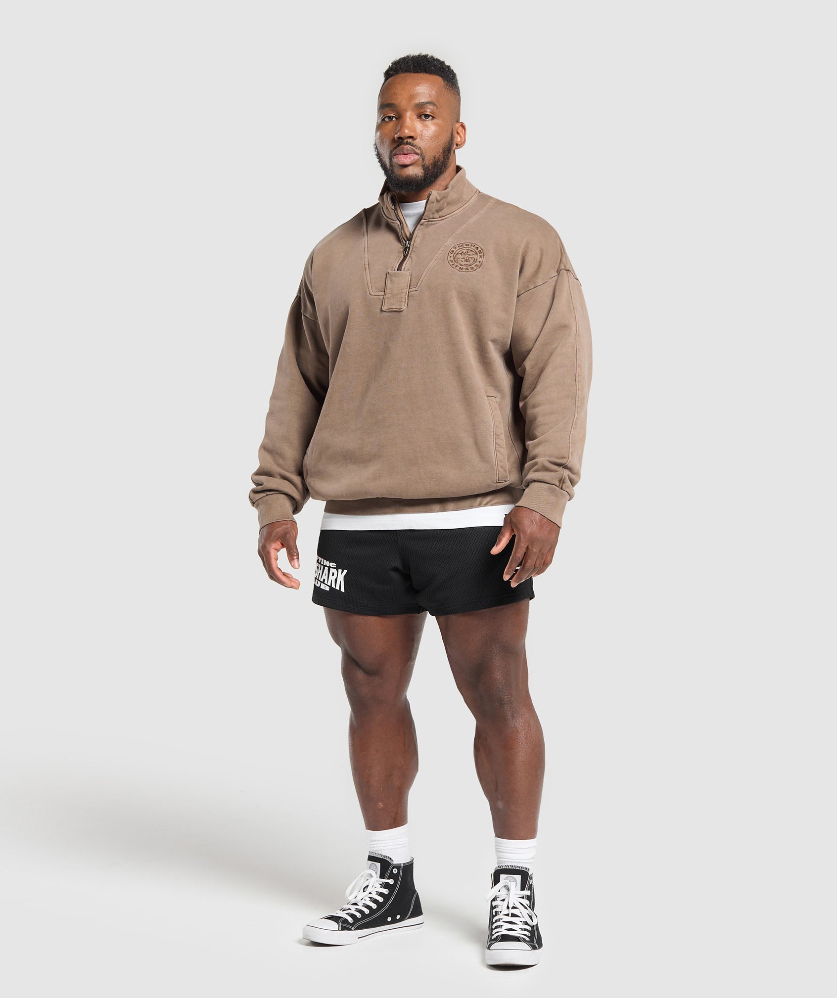 Premium Legacy 1/4 Zip Soft Brown