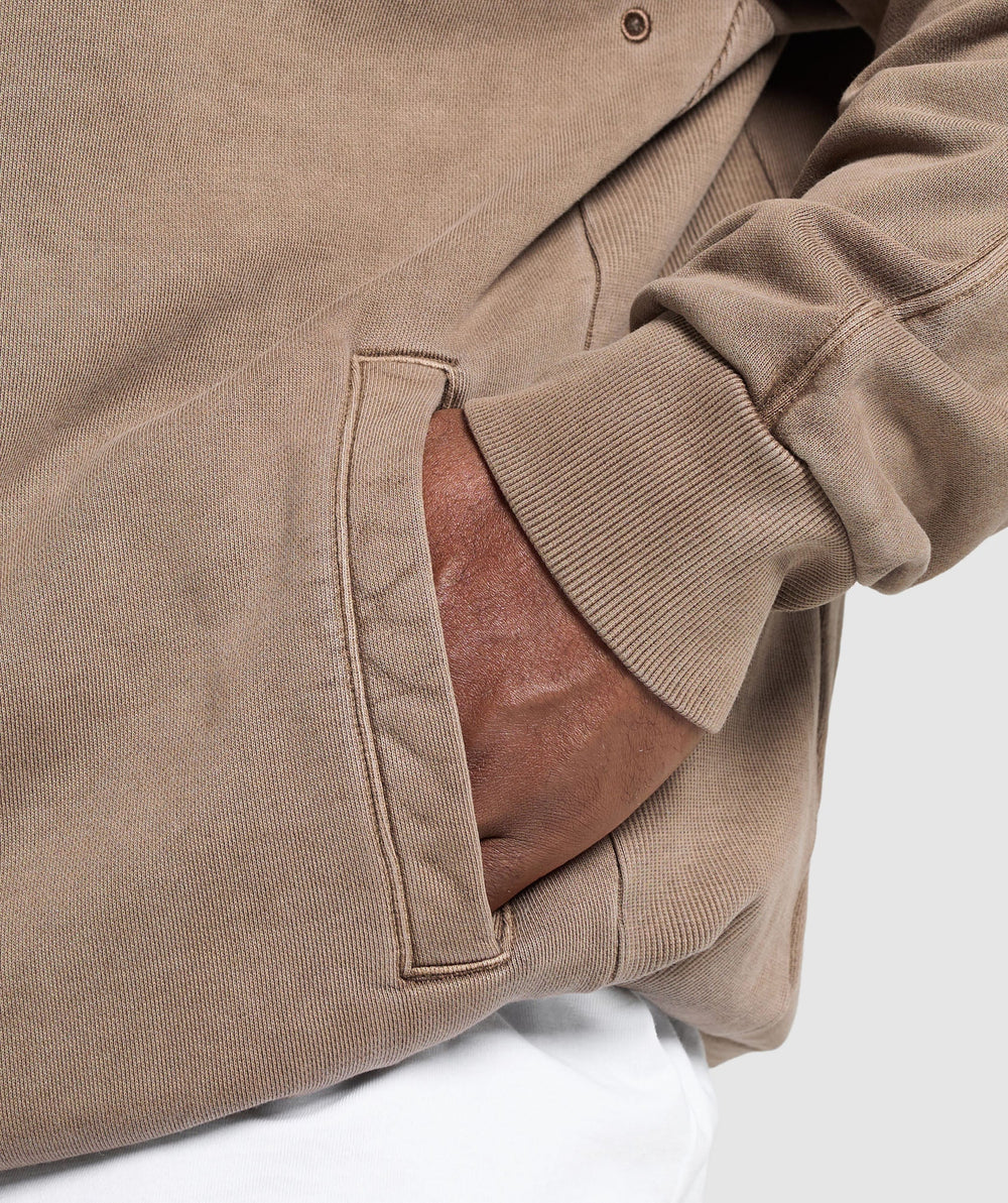 Premium Legacy 1/4 Zip Soft Brown