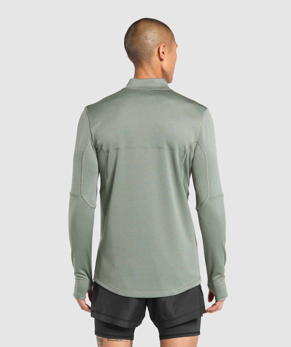Running 1/4 Zip Unit Green