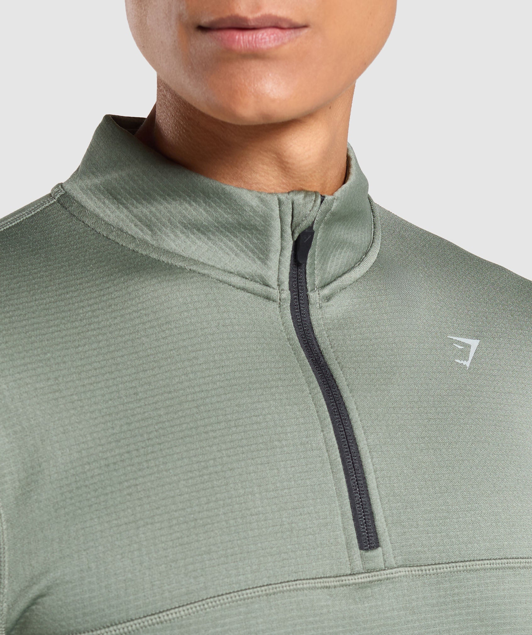 Running 1/4 Zip Unit Green