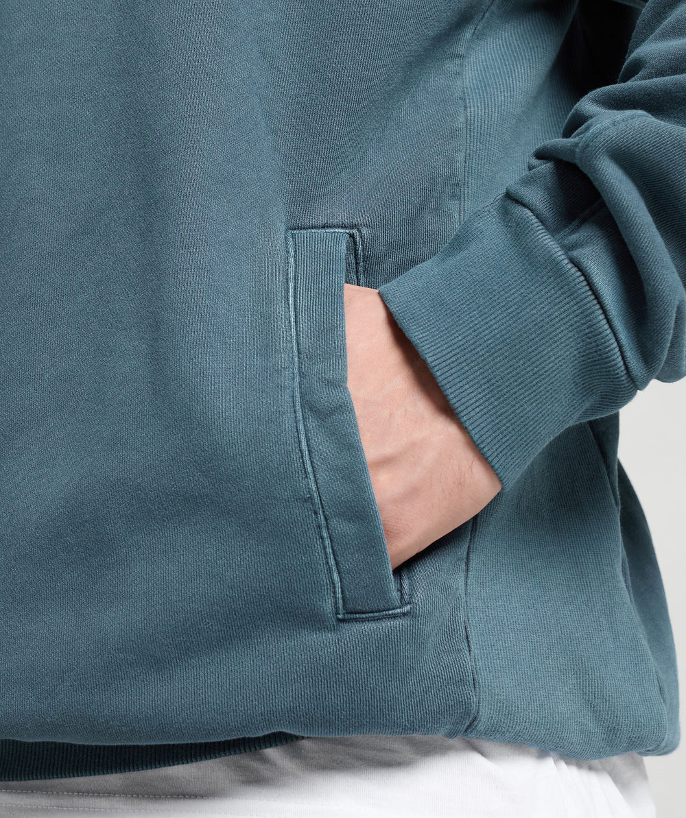 Premium Legacy 1/4 Zip Cargo Blue