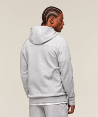 Interlock Tech Zip Up Hoodie Light Grey Core Marl