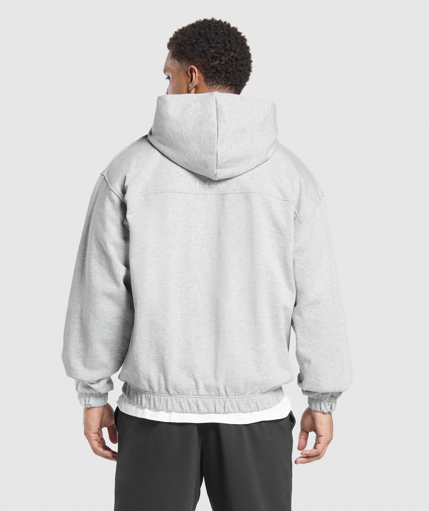 Rest Day Essentials Zip Hoodie Light Grey Core Marl